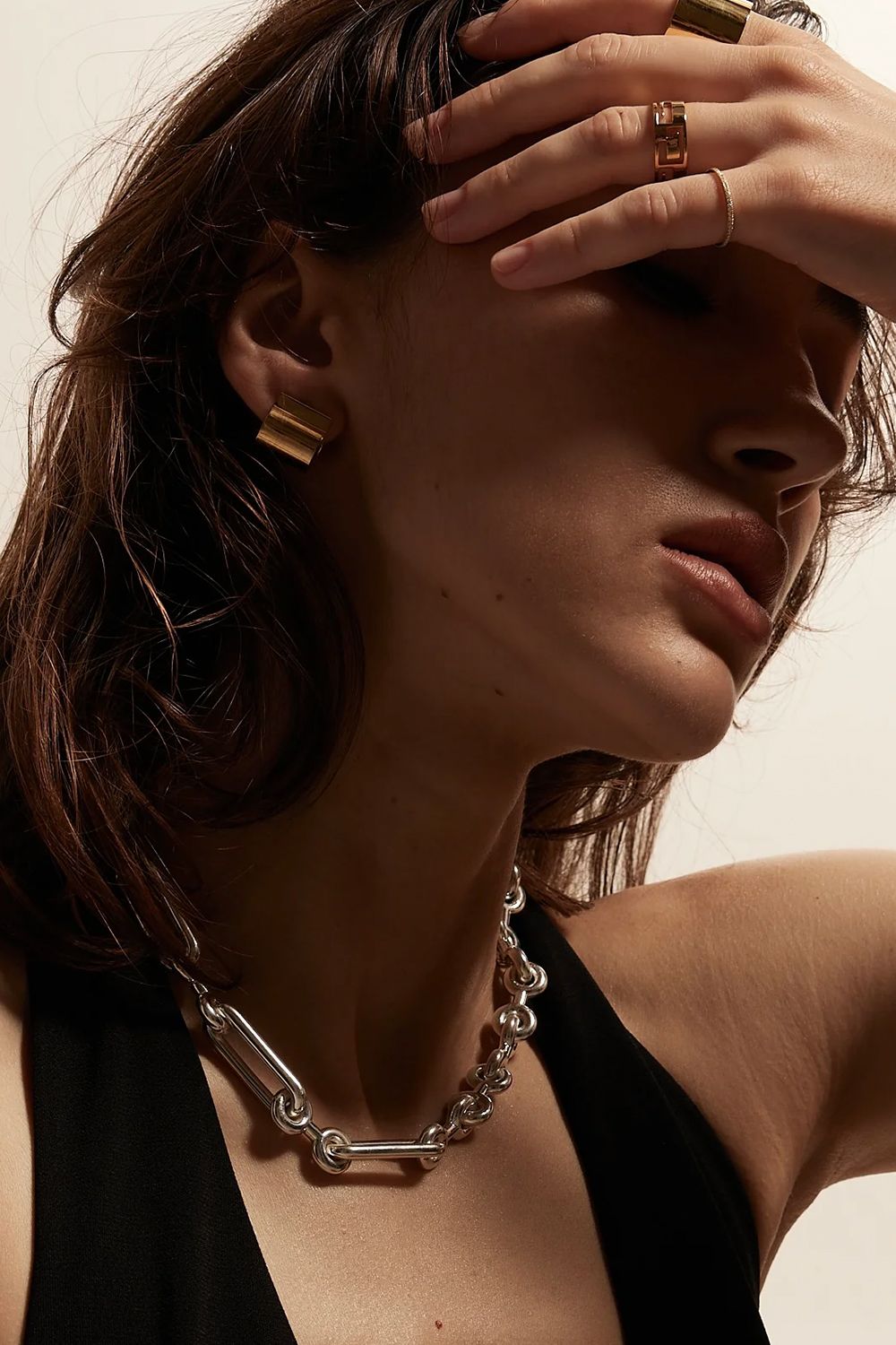 ROBUSTUS CHAIN NECKLACE / ロブストス チェーン ネックレス STERLING SILVER 925 (ゴールドベルメイユ)