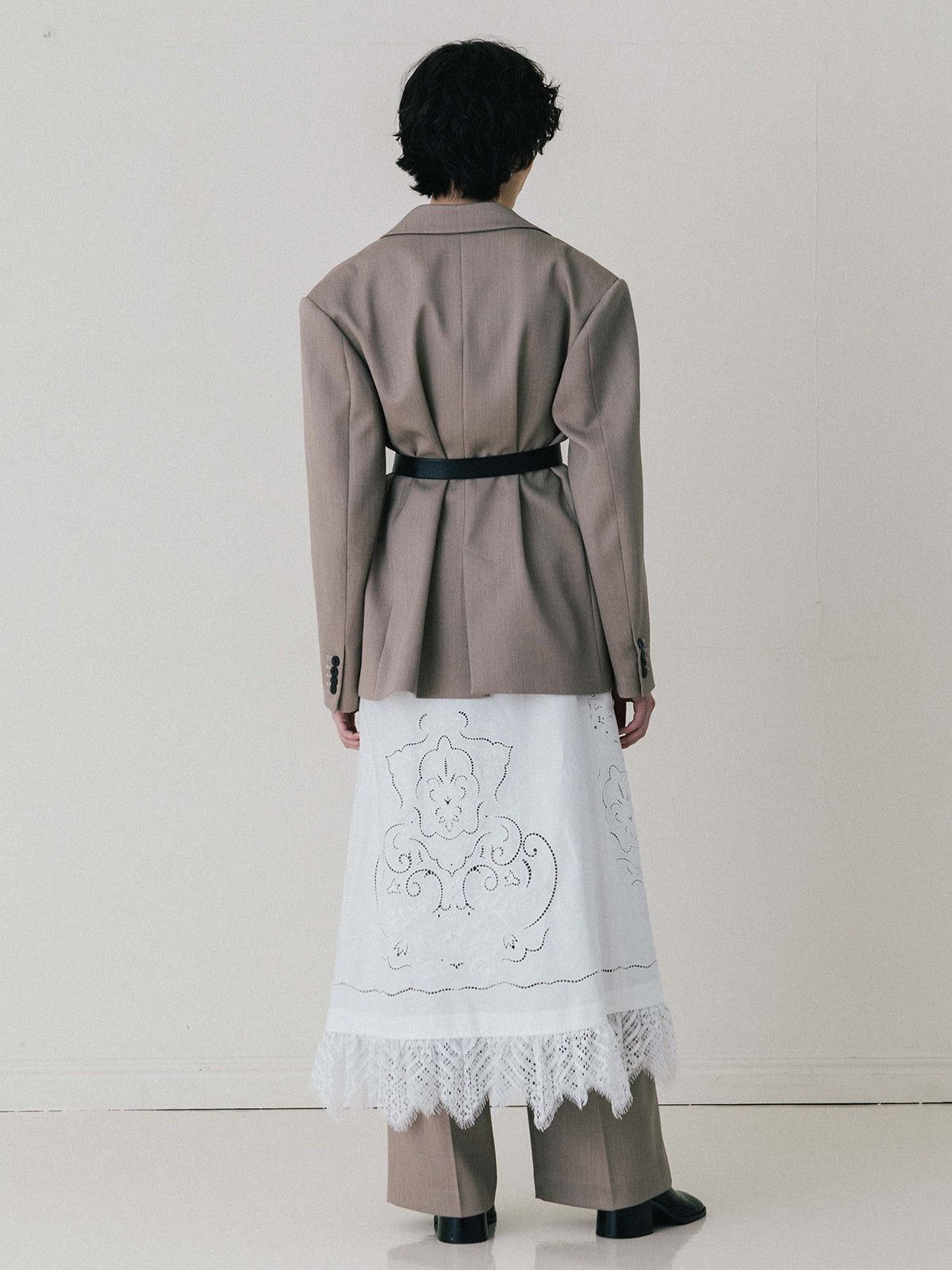 【25AW】VENEZIA LACE SKIRT / ヴェネツィアレーススカート (ホワイト)