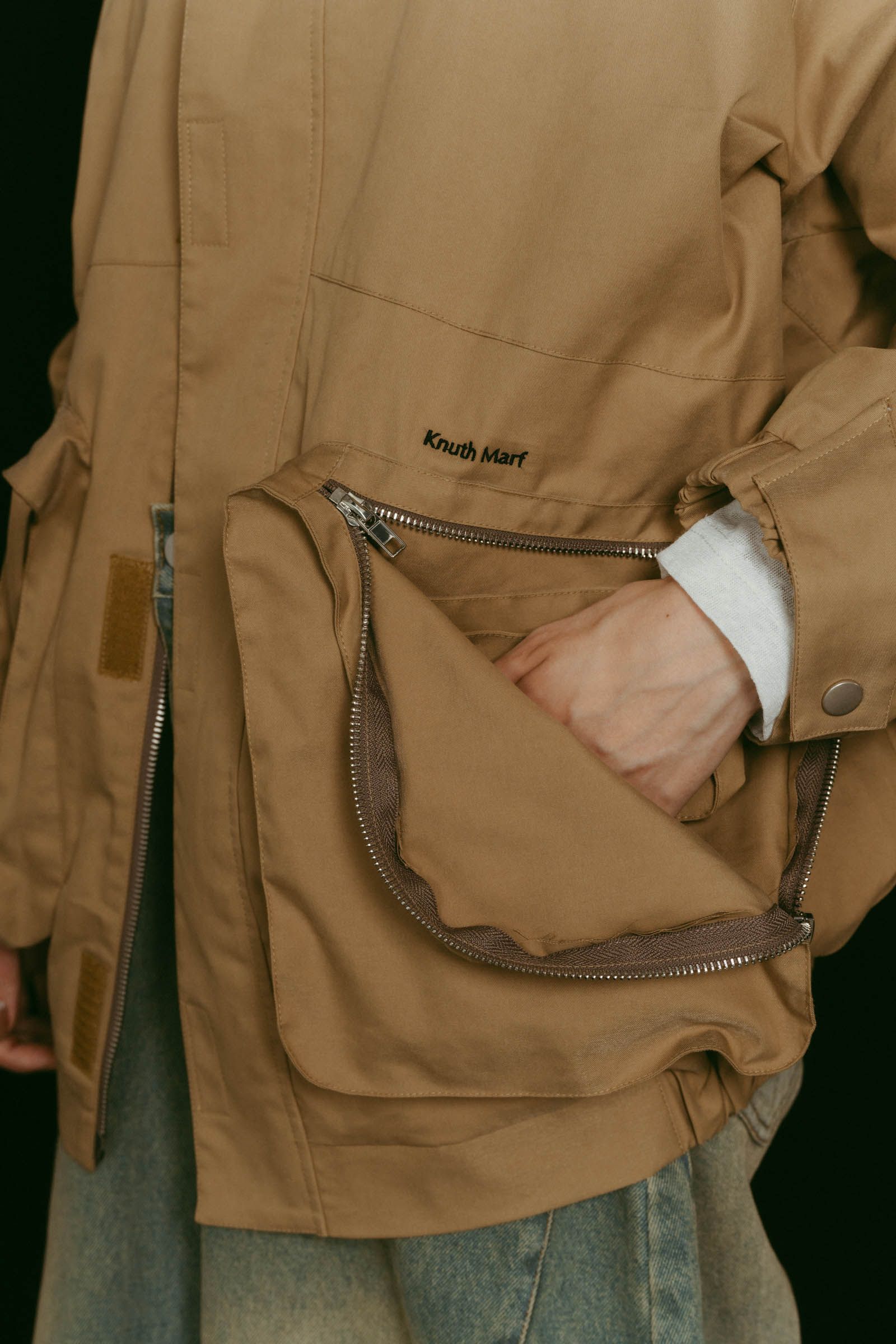 2way nylon blouson(unisex) / 2ウェイナイロンブルゾン (キャメル) / 25AW