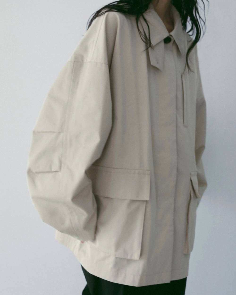 Over Half Coat (Ivory) / オーバーハーフコート (アイボリー) / 26SS