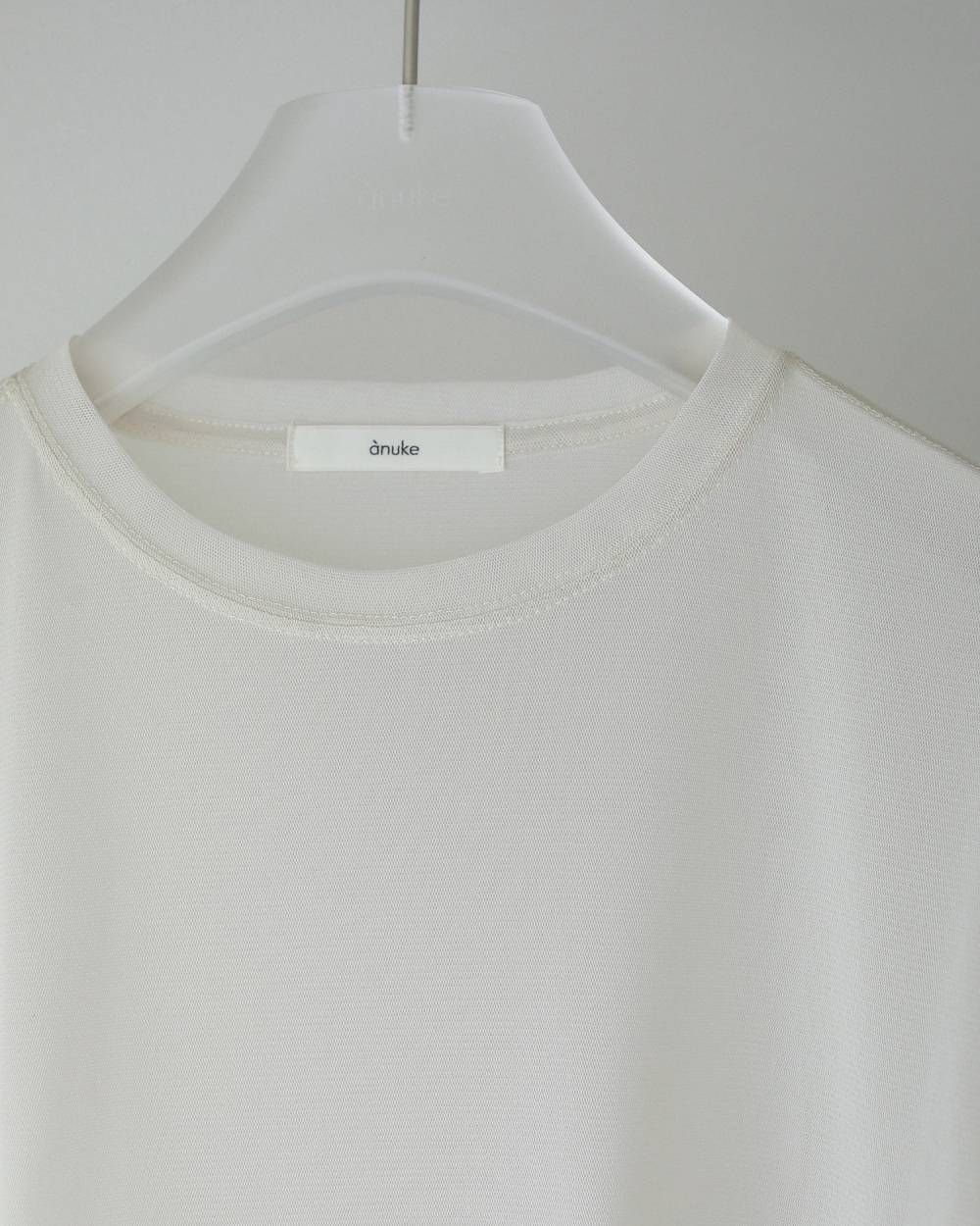 シアーチュールTシャツ (アイボリー) Sheer Tulle T-shirts (Ivory) / 27SS