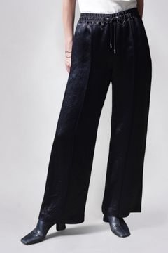 【残り1点】【24AW】SATIN RELAX PANTS / サテンリラックスパンツ (ブラック)