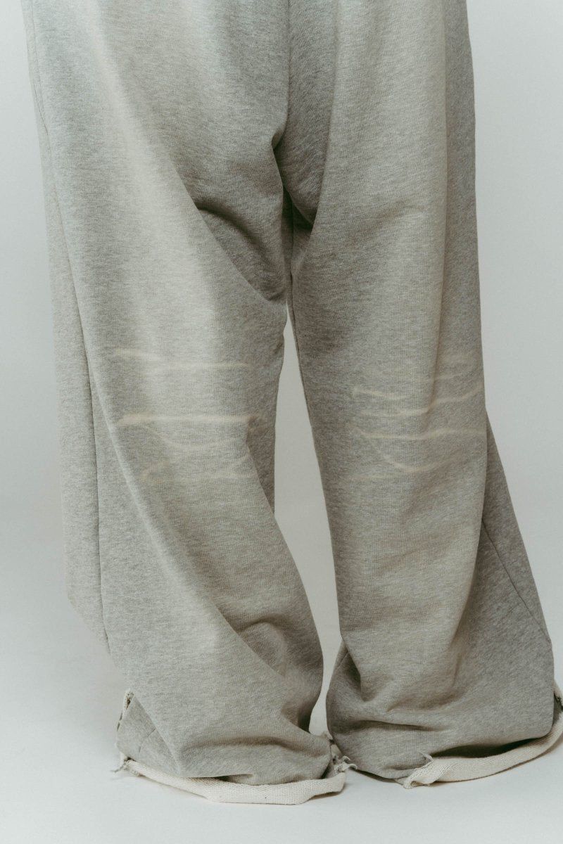 wide-leg sweatpants(unisex) / ワイドレッグ スウェットパンツ (グレー) / 25AW