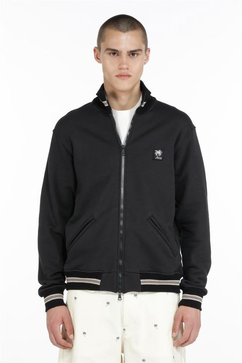PALM TREE SWEAT TRACK JACKET / パームツリースウェットトラックジャケット / メンズ (ブラック) 【2月入荷予定】