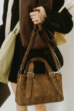 zip belt boston bag / ジップベルトボストンバッグ (ブラウン)  Knuth Marf