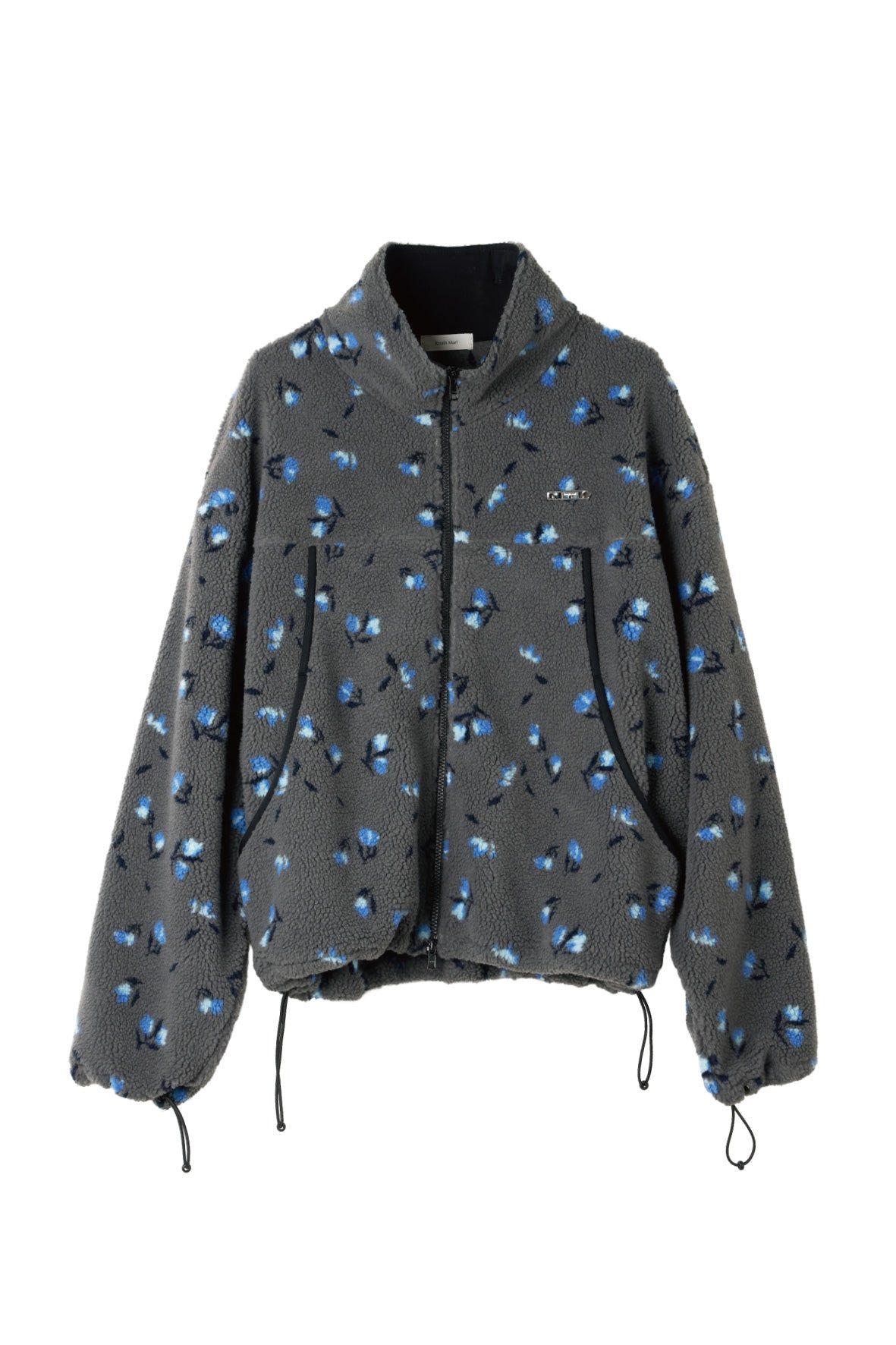 フラワー ボアフリース (グレー) flower boa fleece(unisex) (Gray) / 26AW