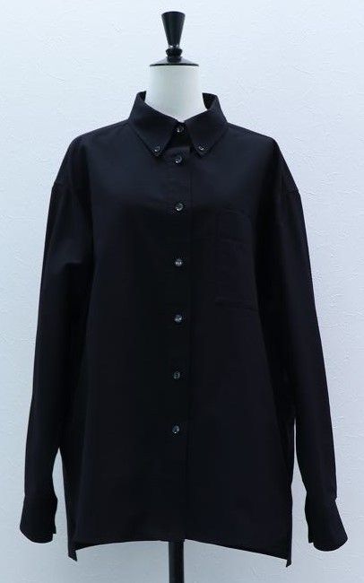 2WAY オックスフォードシャツ (ブラック) 2Way Oxford Shirt (Black) / 26AW *
