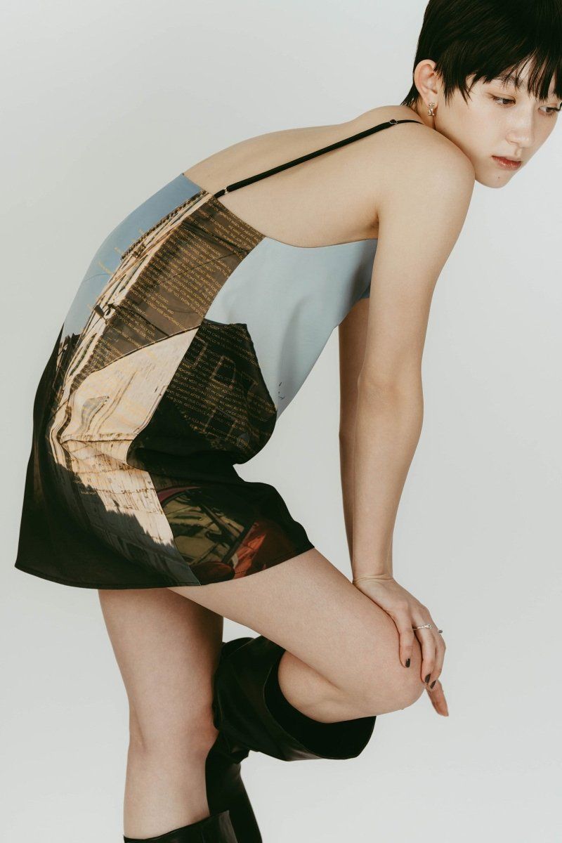 scenery print mini one piece (croatia) / 風景プリントミニワンピース (クロアチア) / 26SS