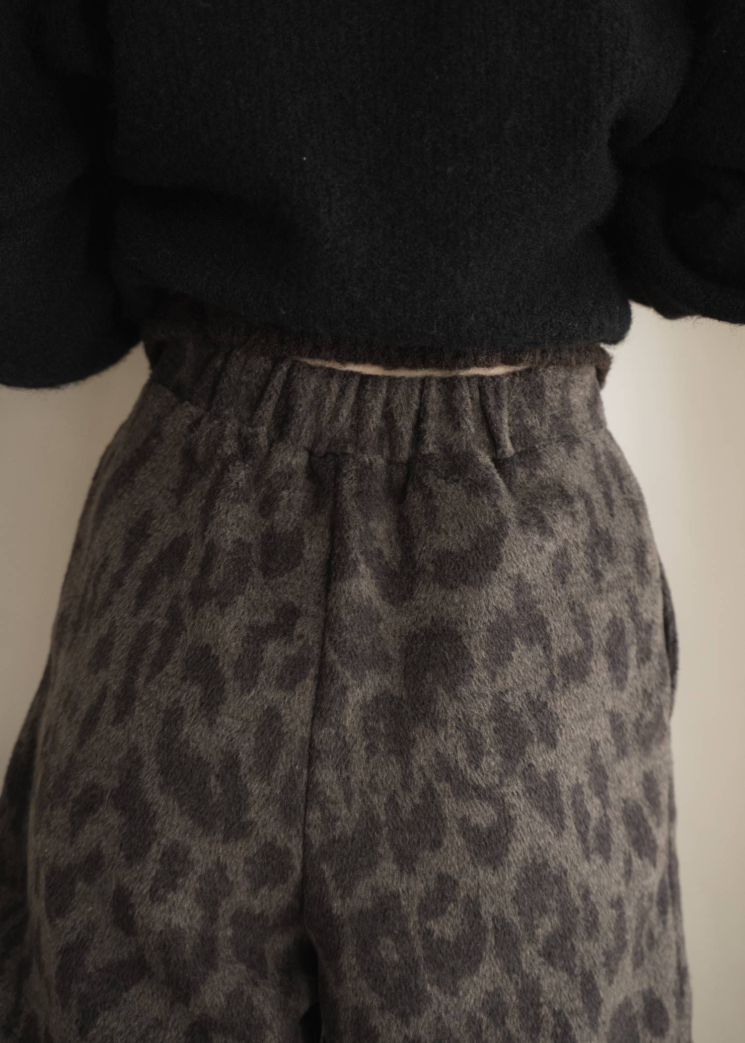 レオパード ブラッシュ ショートパンツ (タン) leopard brushed S/PT (Tan) /  26SS