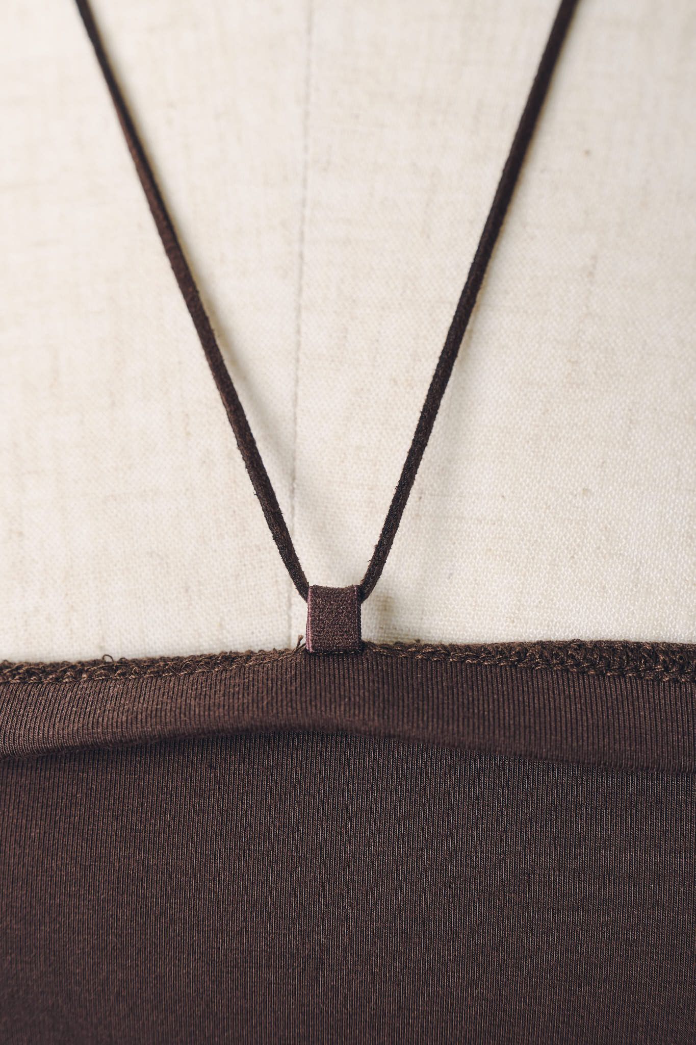 メニーウェイ ブラトップ (ブラウン) many way bra top (Brown) / 26AW