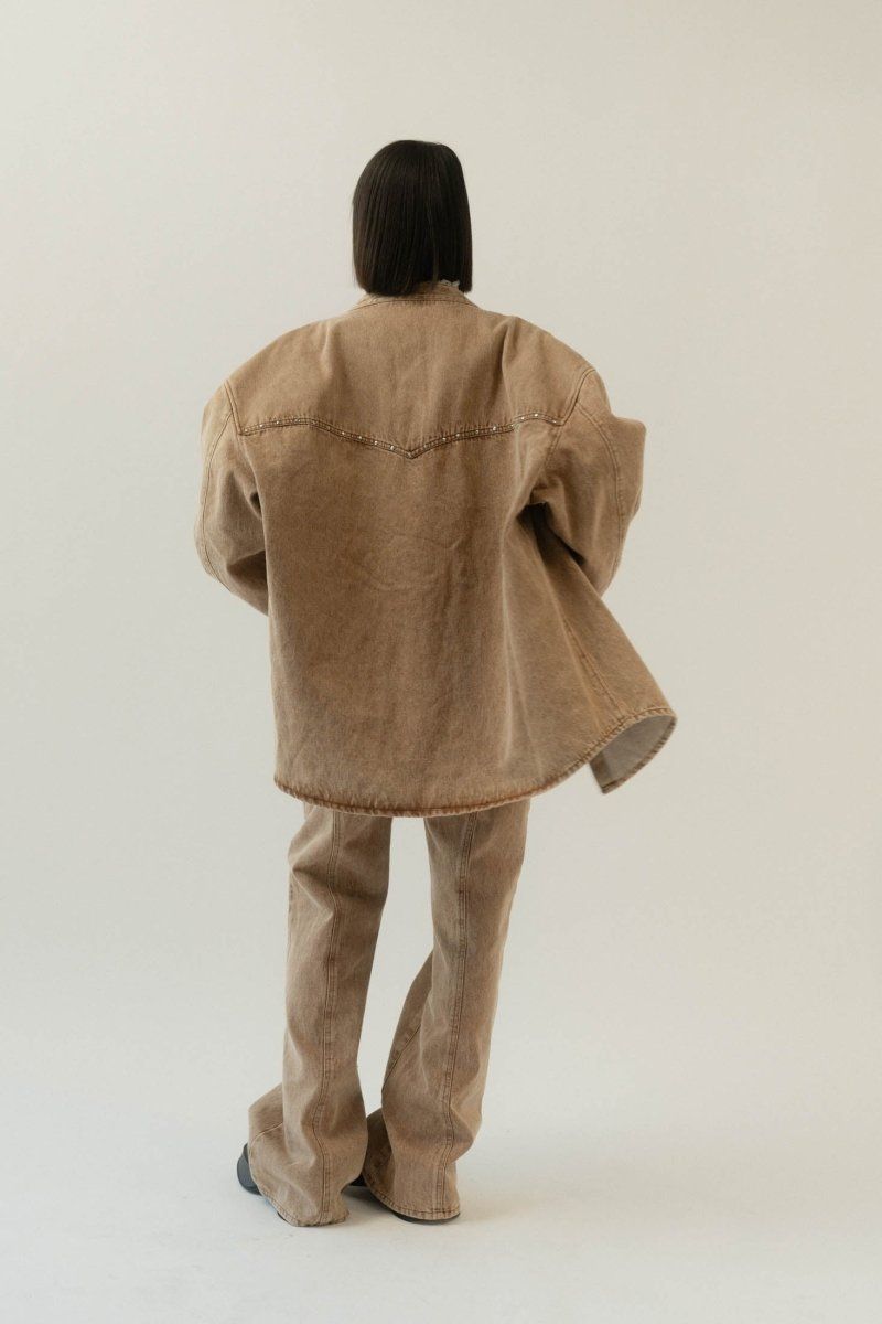 Knuth Marf - western denim over shirt(unisex) / ウエスタン