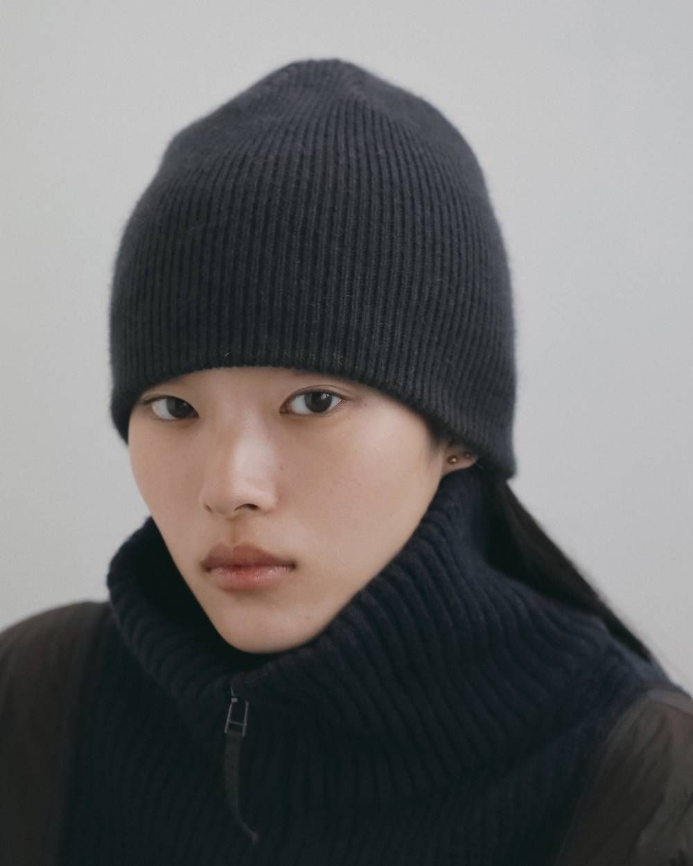 ラクーンニット ビーニー (チャコールグレー) Raccoon Knit Beanie (Charcoal gray) / 26AW 【6月29日まで期間限定予約】
