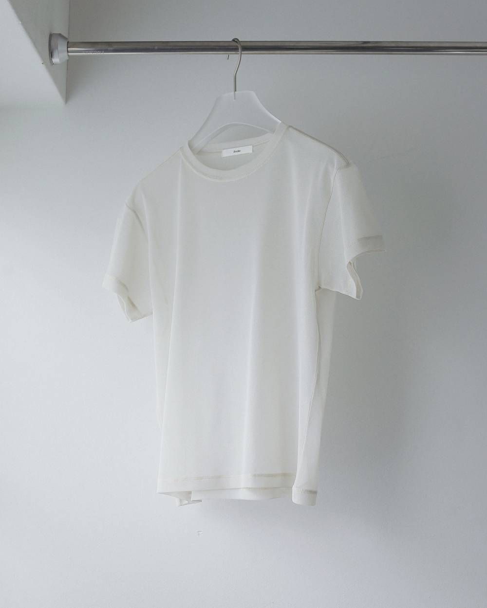 シアーチュールTシャツ (アイボリー) Sheer Tulle T-shirts (Ivory) / 27SS
