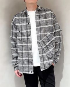 Sheer Tweed Beta Shirt / シアーツイード ベータシャツ (ホワイト)
