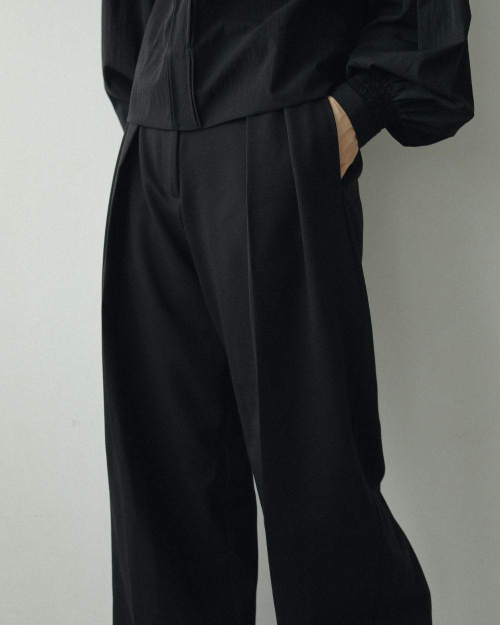 Strech Twill Pants / ストレッチツイルパンツ (ブラック)