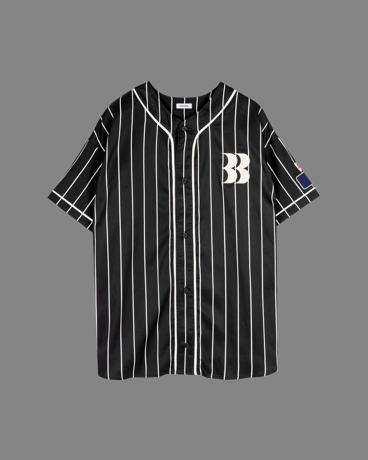 【25AW】Back/Front Baseball Shirt / バックフロント ベースボールシャツ (ブラック)