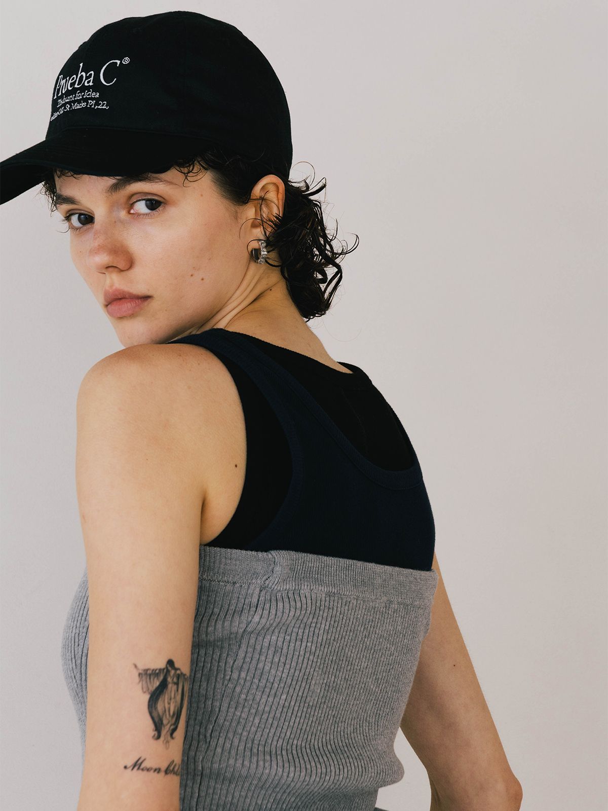 CREDONA - 【25SS】Prueba C cap / ロゴキャップ (ブラック