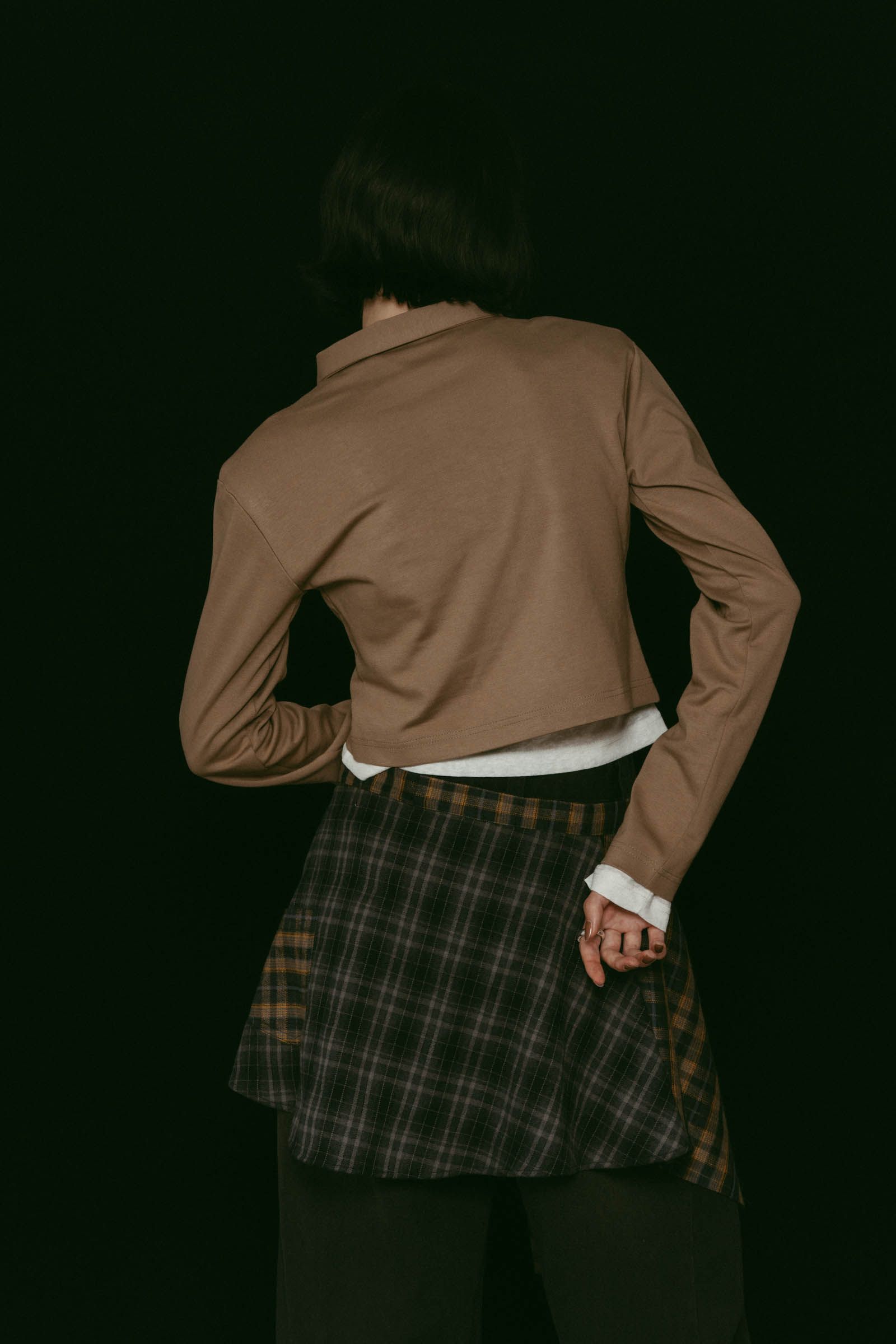 2piece polo tops / 2ピース ポロシャツ (ベージュ) / 25AW