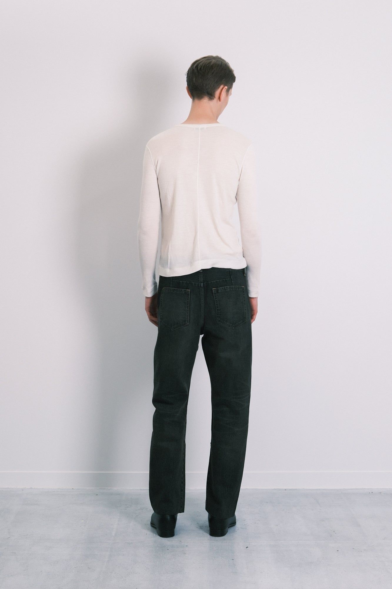 ニュークラシック ジーントラウザーズ (ダスティブラック) NEW CLASSIC JEAN TROUSERS (Dusty black) /デニムパンツ / ジーンズ / メンズ / ユニセックス