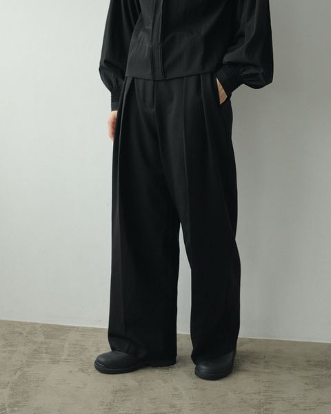 Strech Twill Pants / ストレッチツイルパンツ (ブラック)