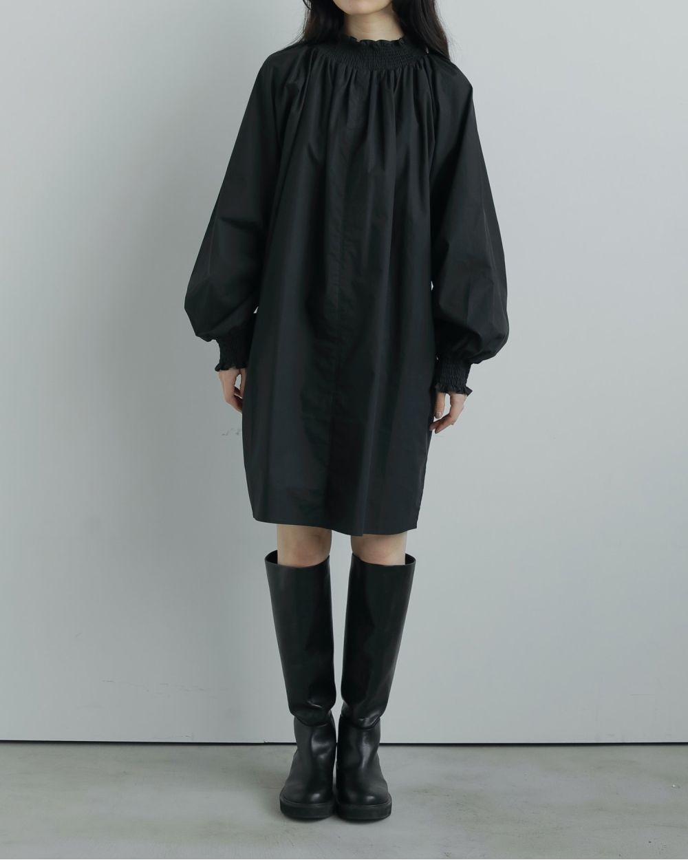 Ecoleather Long Boots / エコレザー ロングブーツ (ブラック)
