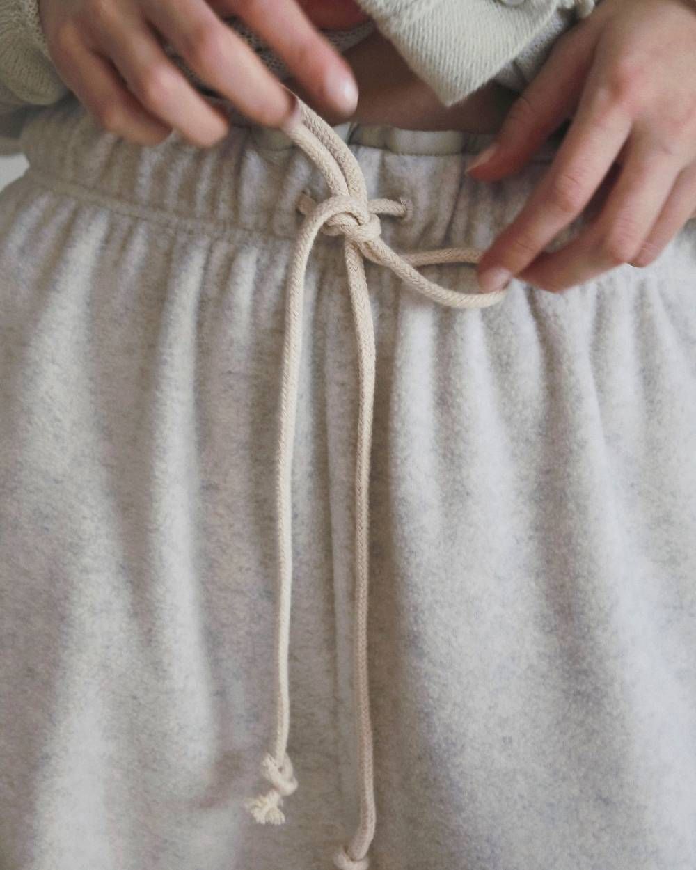 フリース ラフパンツ (オートミール) Fleece Rough Pants (Oatmeal) /  26AW