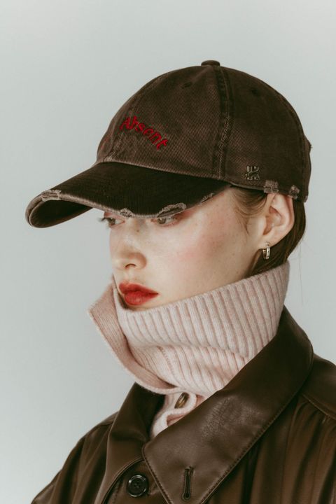 k motif damage cap / Kモチーフ ダメージキャップ (ブラウン) / 25AW