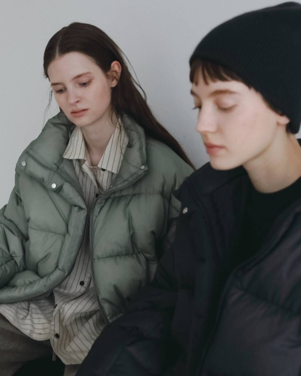 スタンドカラーダウンジャケット (オリーブ) Standcollar Down Jacket (Olive) / 26AW 【6月29日まで期間限定予約】