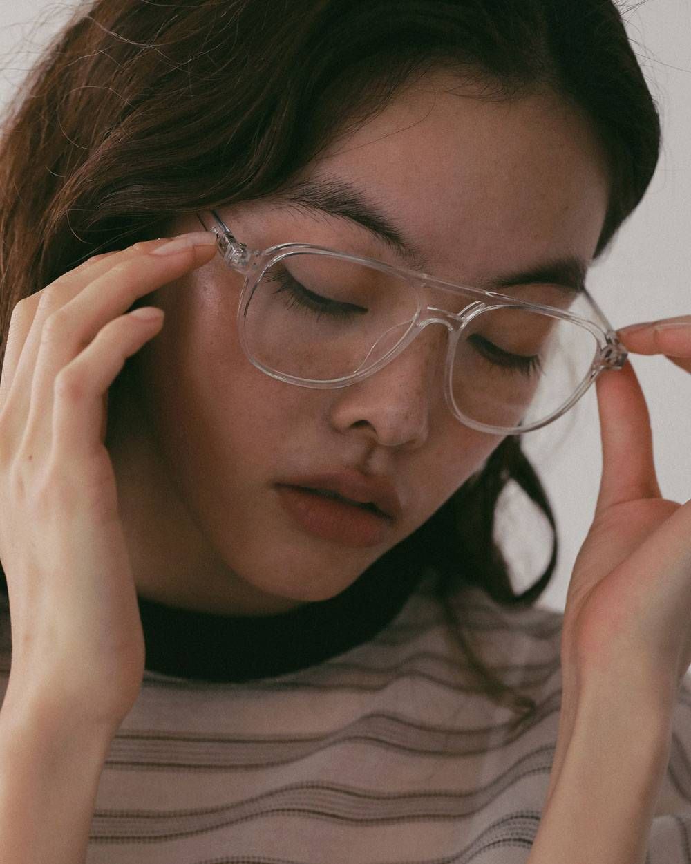 ボストン クリアメガネ (クリア) Clear Boston Glasses (Clear) / 27SS