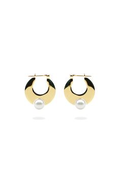 LUNATUM PEARL PIERCE / ルナタム パール ピアス STERLING SILVER 925 (ゴールドベルメイユ)