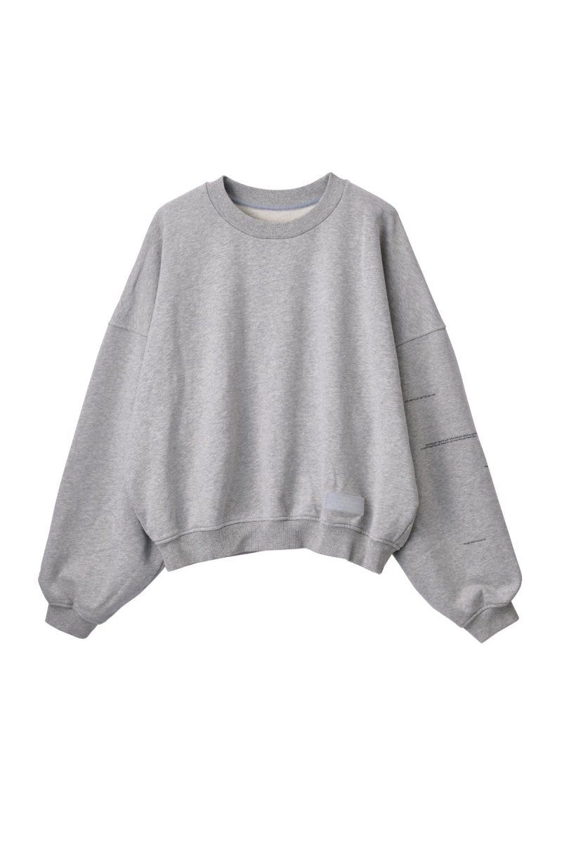 Knuth Marf - Kerror design sweat(unisex) (Gray) / Kエラーデザイン