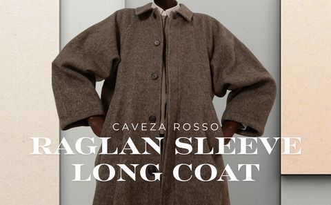 CAVEZA ROSSO 厚手ニットの日も、迷わず頼れるロングコート