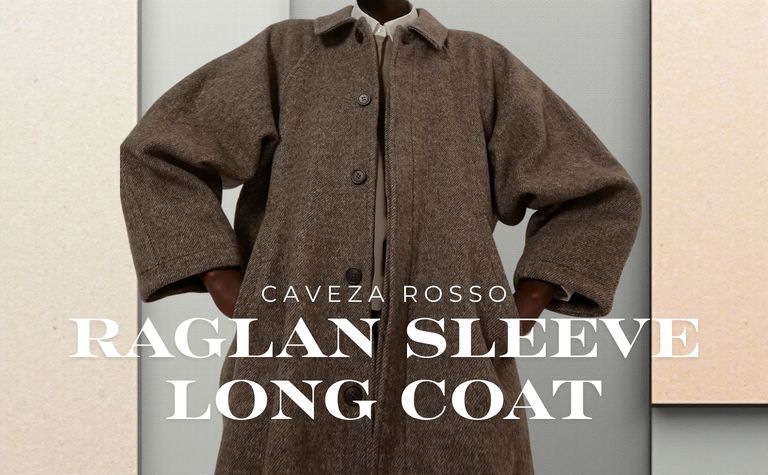 CAVEZA ROSSO 厚手ニットの日も、迷わず頼れるロングコート