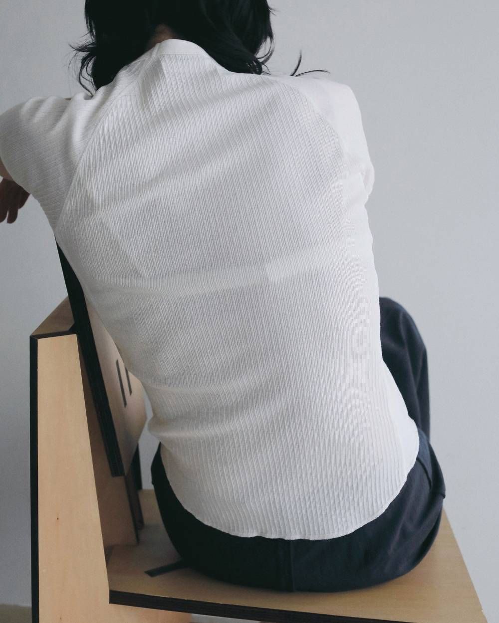 ヴィンテージリブトップス (ホワイト) Vintage Rib Tops (White) / 26SS