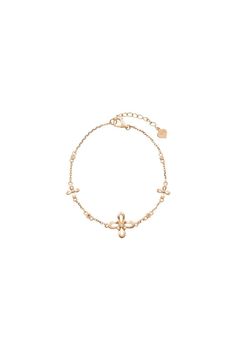 FLOWER BRACELET / フラワー ブレスレット K18 (ピンクゴールド)