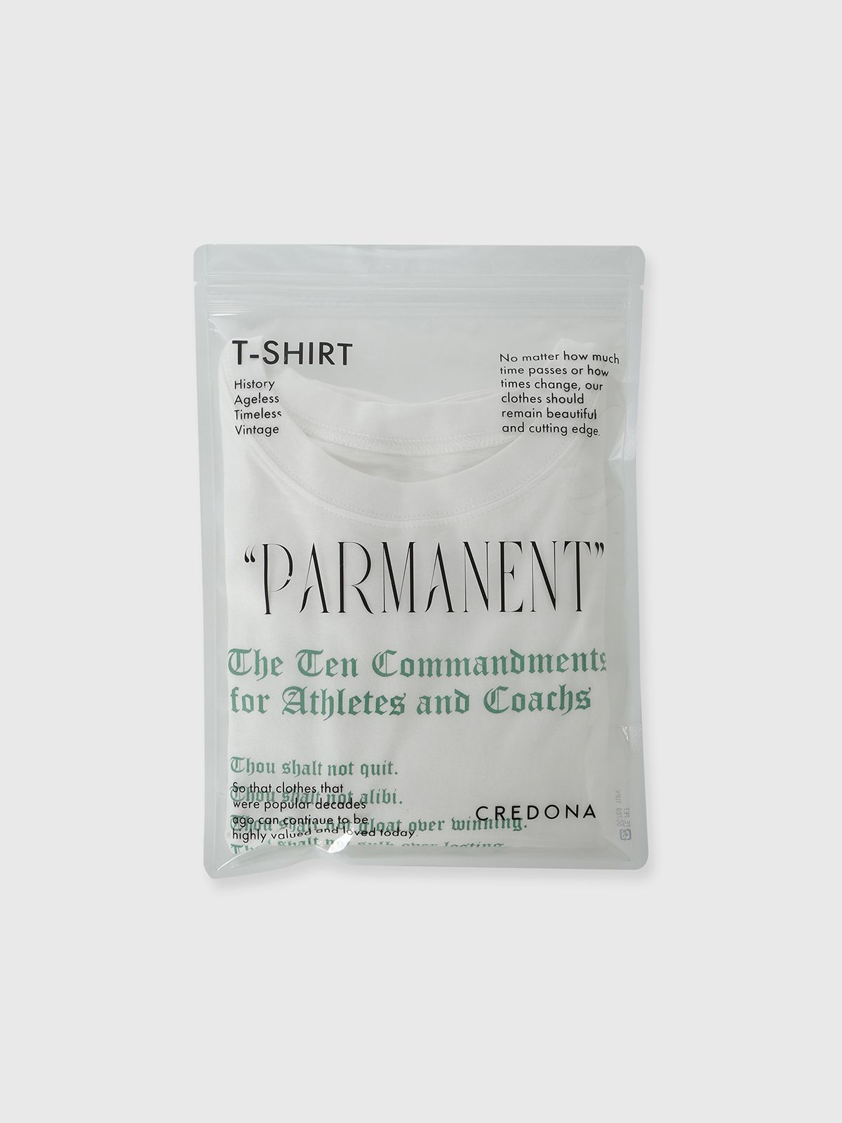 【25SS】PARMANENT TEE / パーマネント Tシャツ (ライトグリーン)
