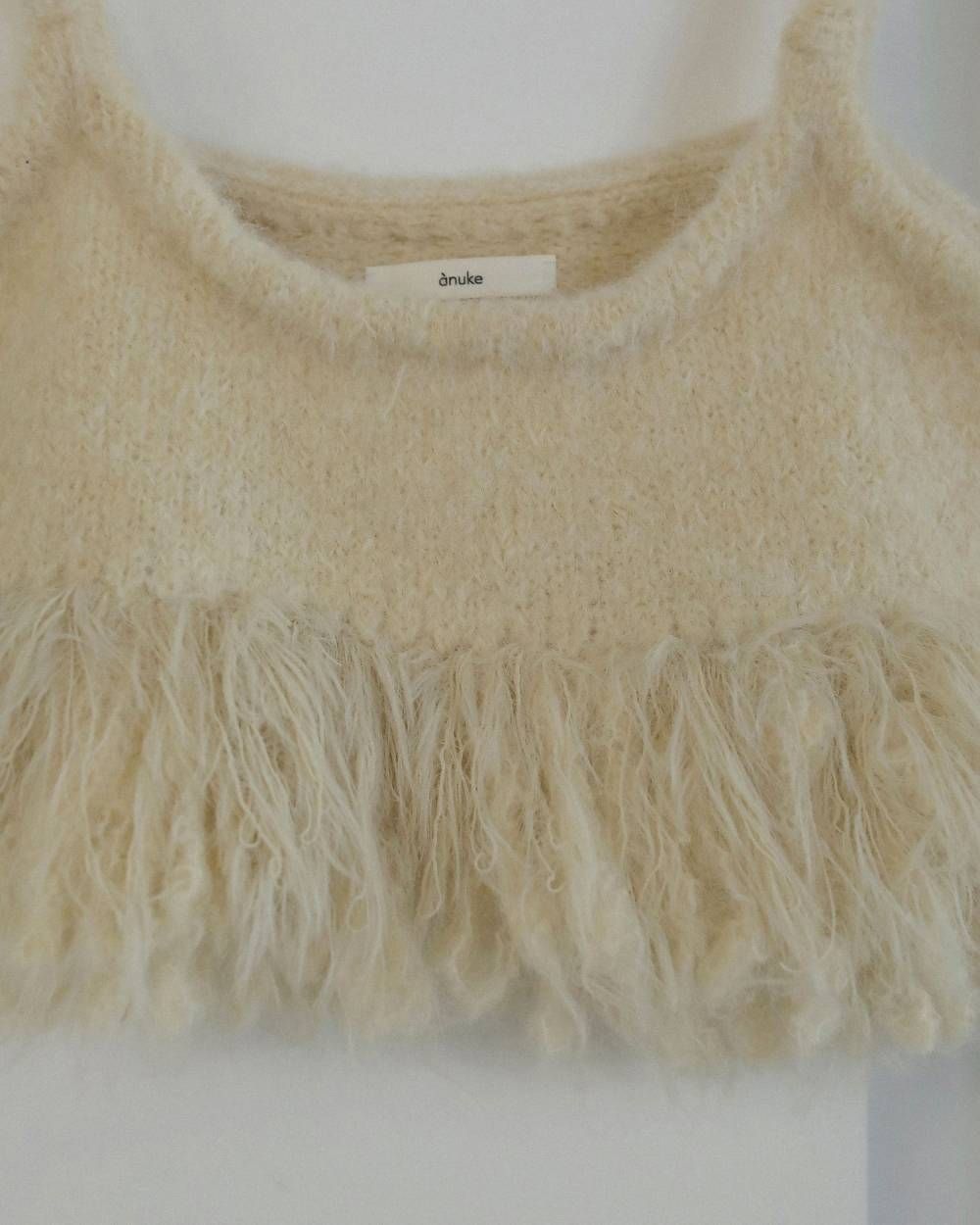 フリンジビスチェ (アイボリー) Fringe Bustier (Ivory) / 26AW 【6月29日まで期間限定予約】
