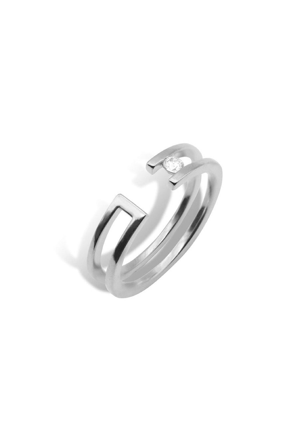 GYPPHY - 【即納】EMERALD MOISSANITE FULL ETERNITY RING