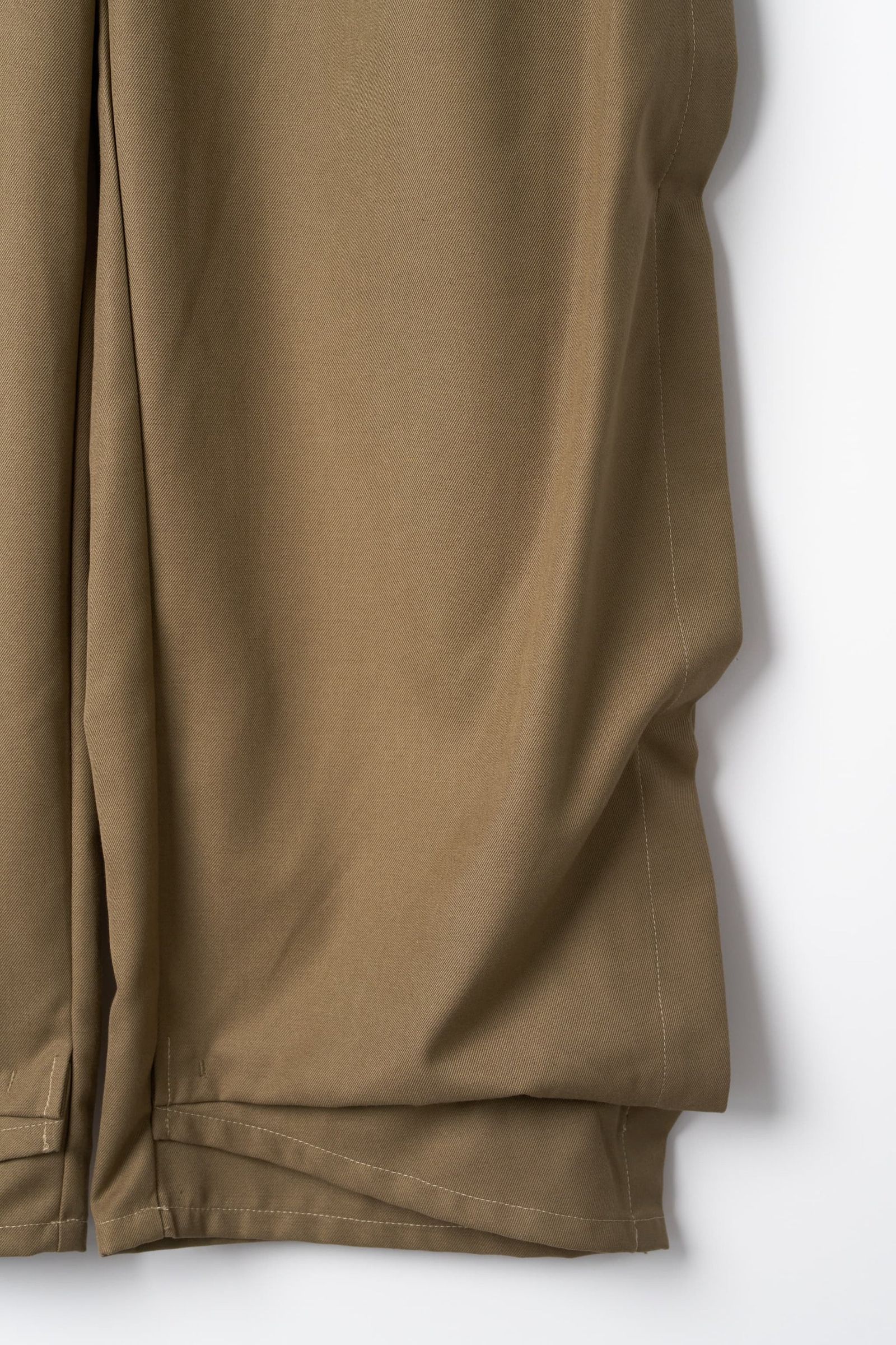 クリング ドレープパンツ (ブラウン) cling draped pants(unisex) (Brown) / 26AW