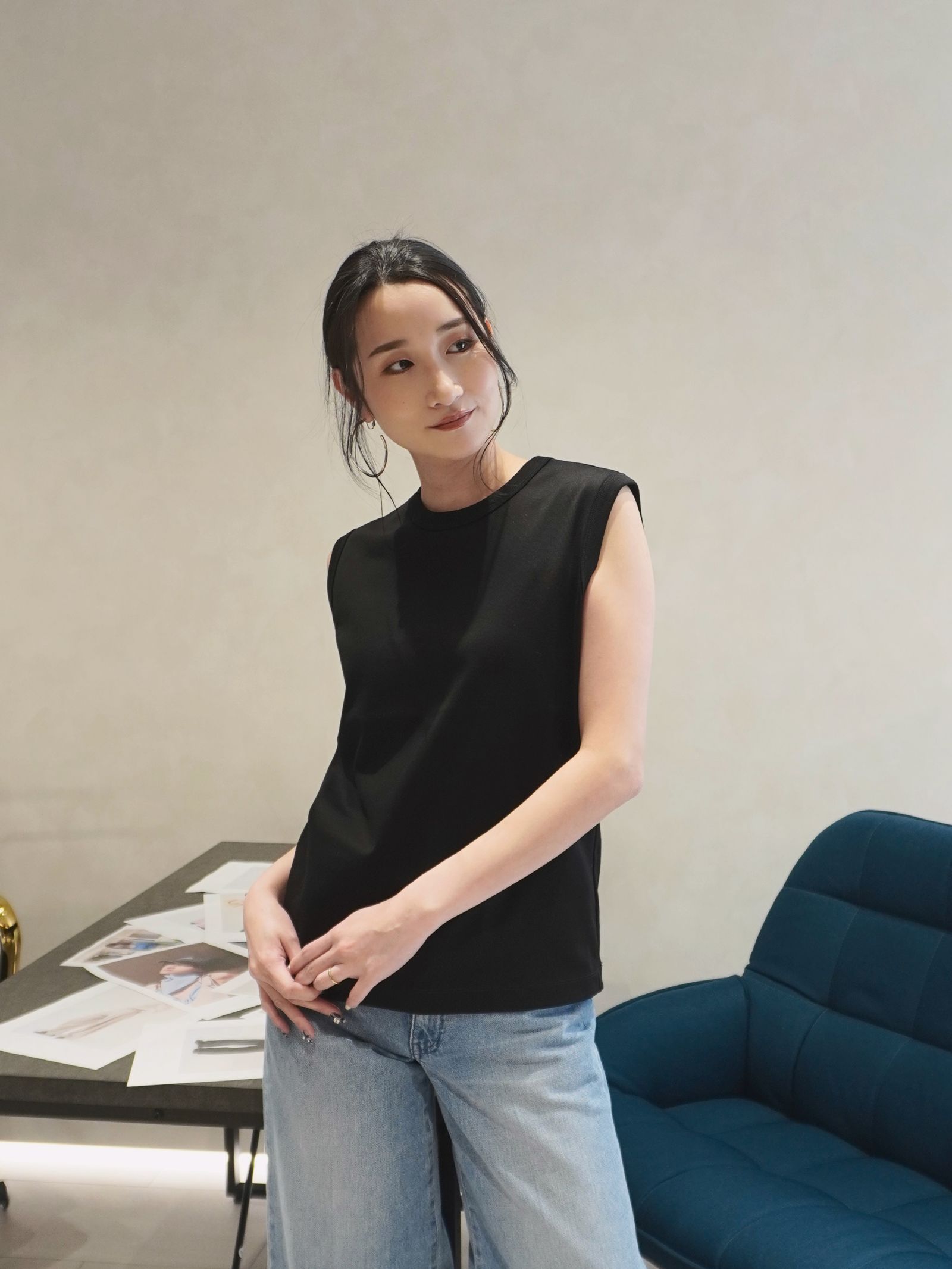 「CINOH」 ベスト 36 ブラック レディース CINOH（チノ）｜レディースのベスト一覧 - WEAR