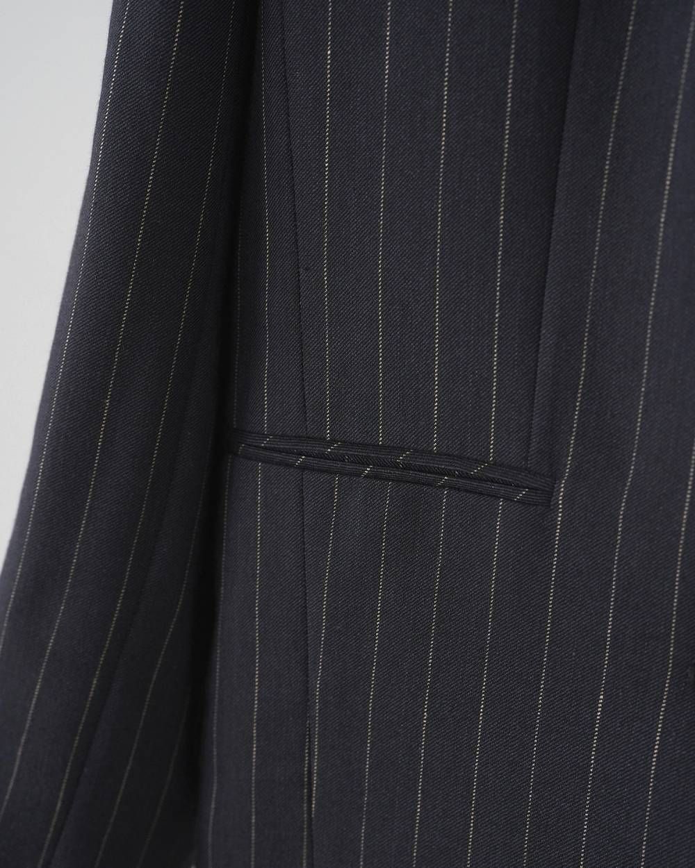 オーバーリネンジャケット (ネイビー) Over Linen Jacket (Navy) /  26SS