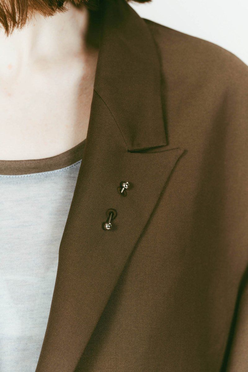 vintage tailored jacket (Brown) / ヴィンテージ テーラードジャケット (ブラウン) / 26SS