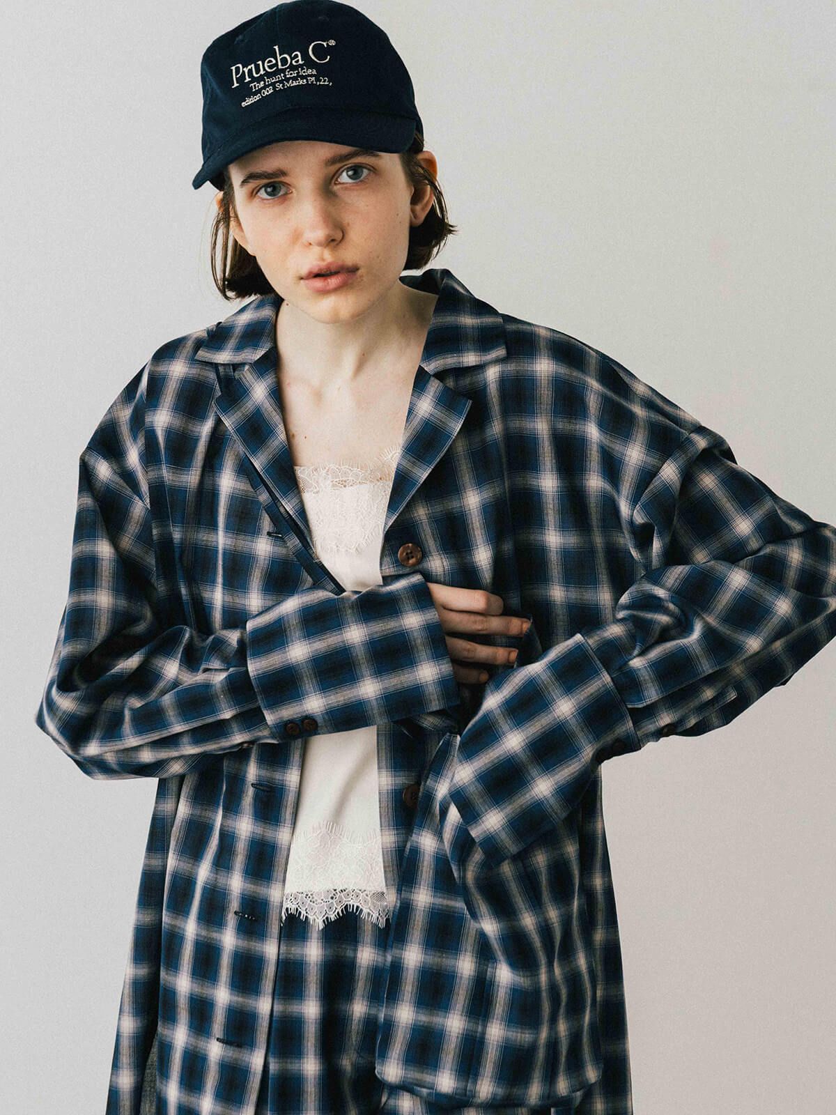 CREDONA チェックシャツ CREDONA ブラウス シャツ ROME CHECK SHIRTS/ローマチェック