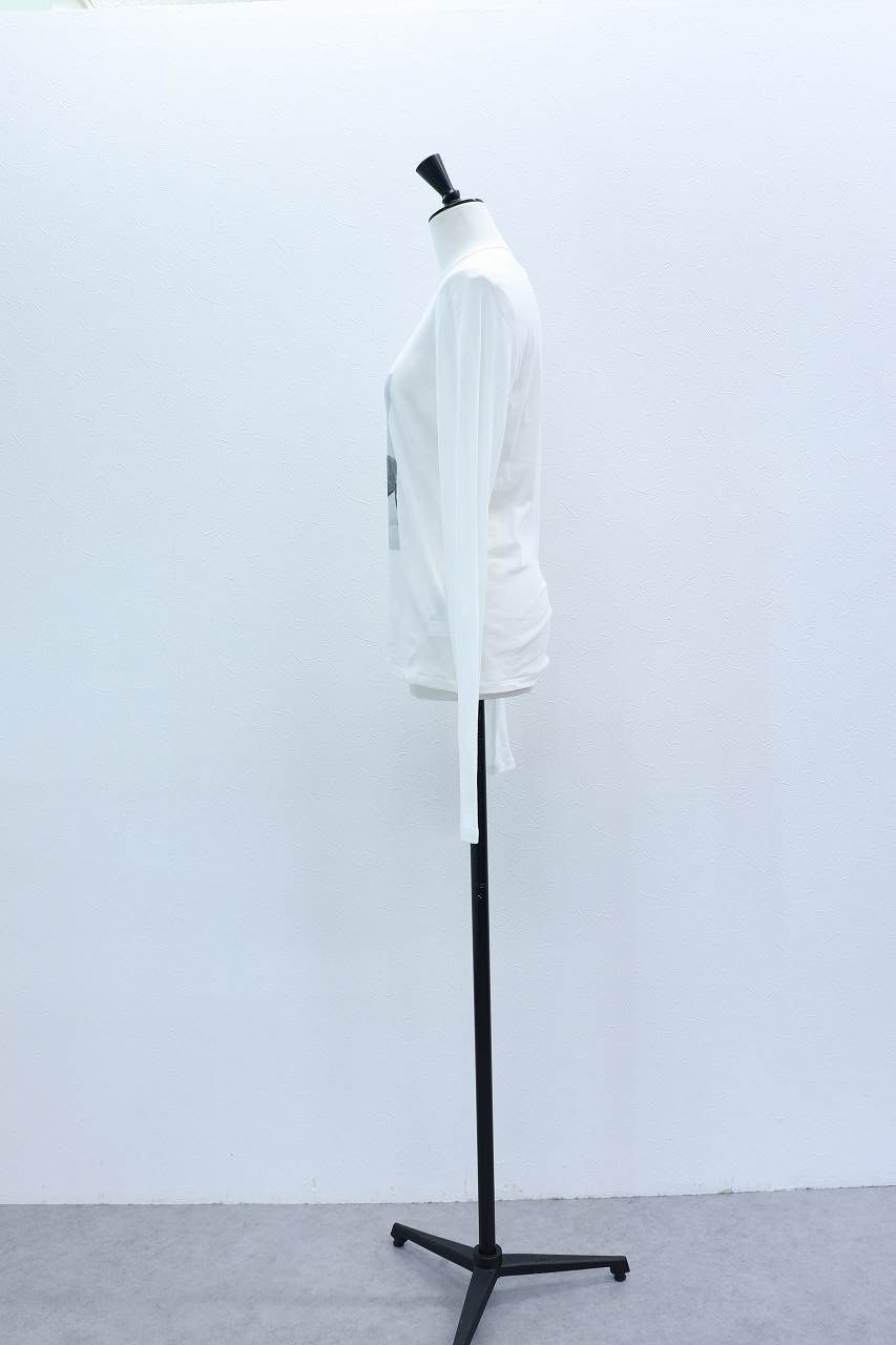 シアーフォトコンパクトロンT (ホワイト) Sheer Photo Compact Long-Sleeve Tee (White) / 26AW
