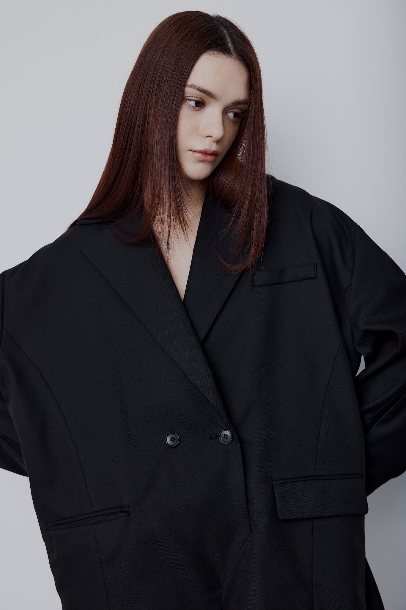 Jacket rompers / ジャケットロンパース (ブラック)