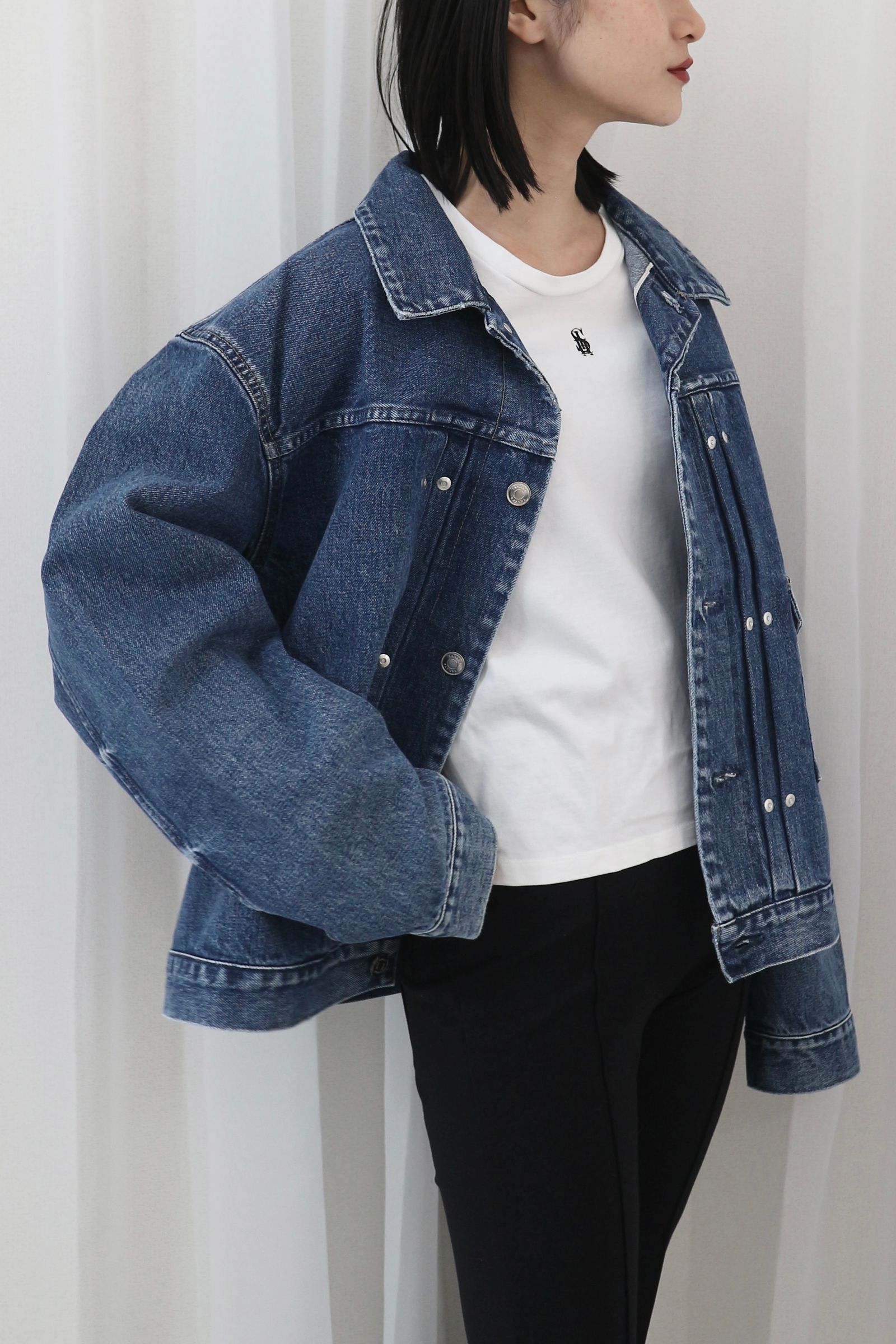 TANAKA - NEW CLASSIC JEAN JACKET / ニュークラシックジーンズデニムジャケット / レディース (ヴィンテージブルー)  | Sir online store / サー オンラインストア