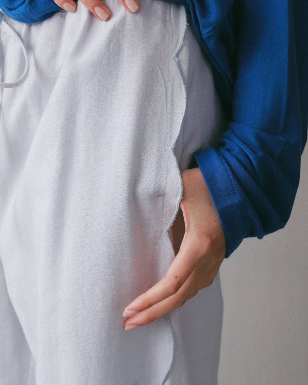 カットワーク レースパンツ (アイスブルー) Cutwork Lace Pants (Iceblue) / 27SS