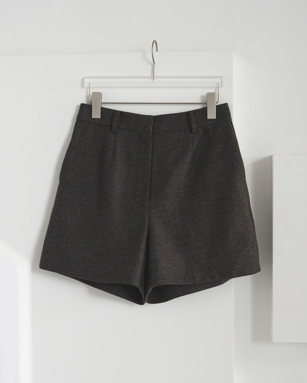 【25AW】Herringbone Short Pants / ヘリンボーン ショートパンツ (ブラウン)