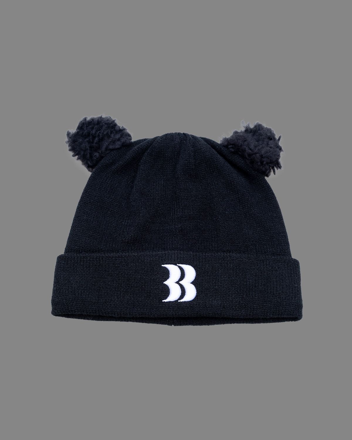 【25AW】Removable Bear Ear Beanie / リムーバブル ベアビーニー (ブラック)