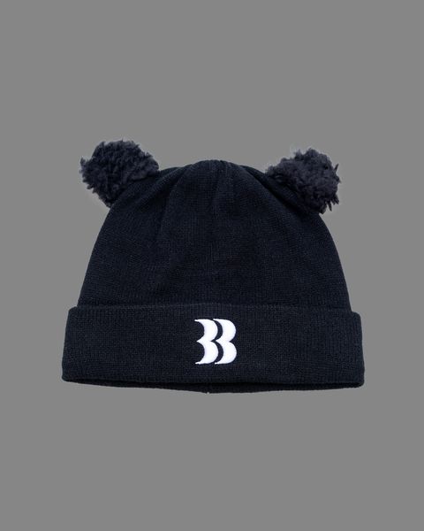 【25AW】Removable Bear Ear Beanie / リムーバブル ベアビーニー (ブラック)